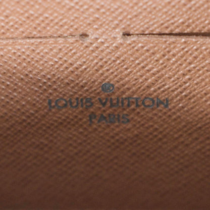 LOUIS VUITTON Monogram Canvas Zippy Wallet Brown
