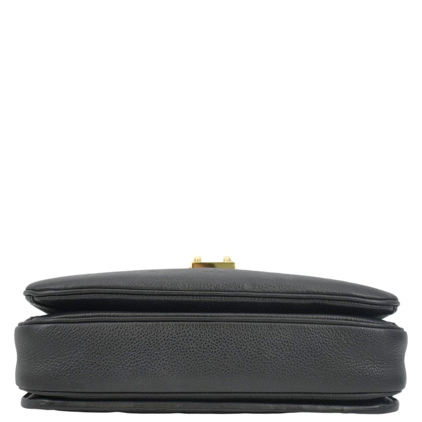 LOUIS VUITTON Metis Pochette Empreinte Leather Crossbody Bag Black