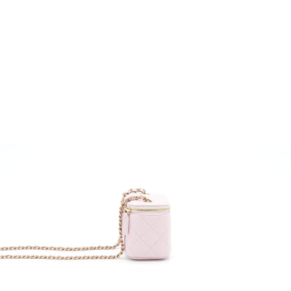 Chanel Mini Vanity Case Caviar Pink L