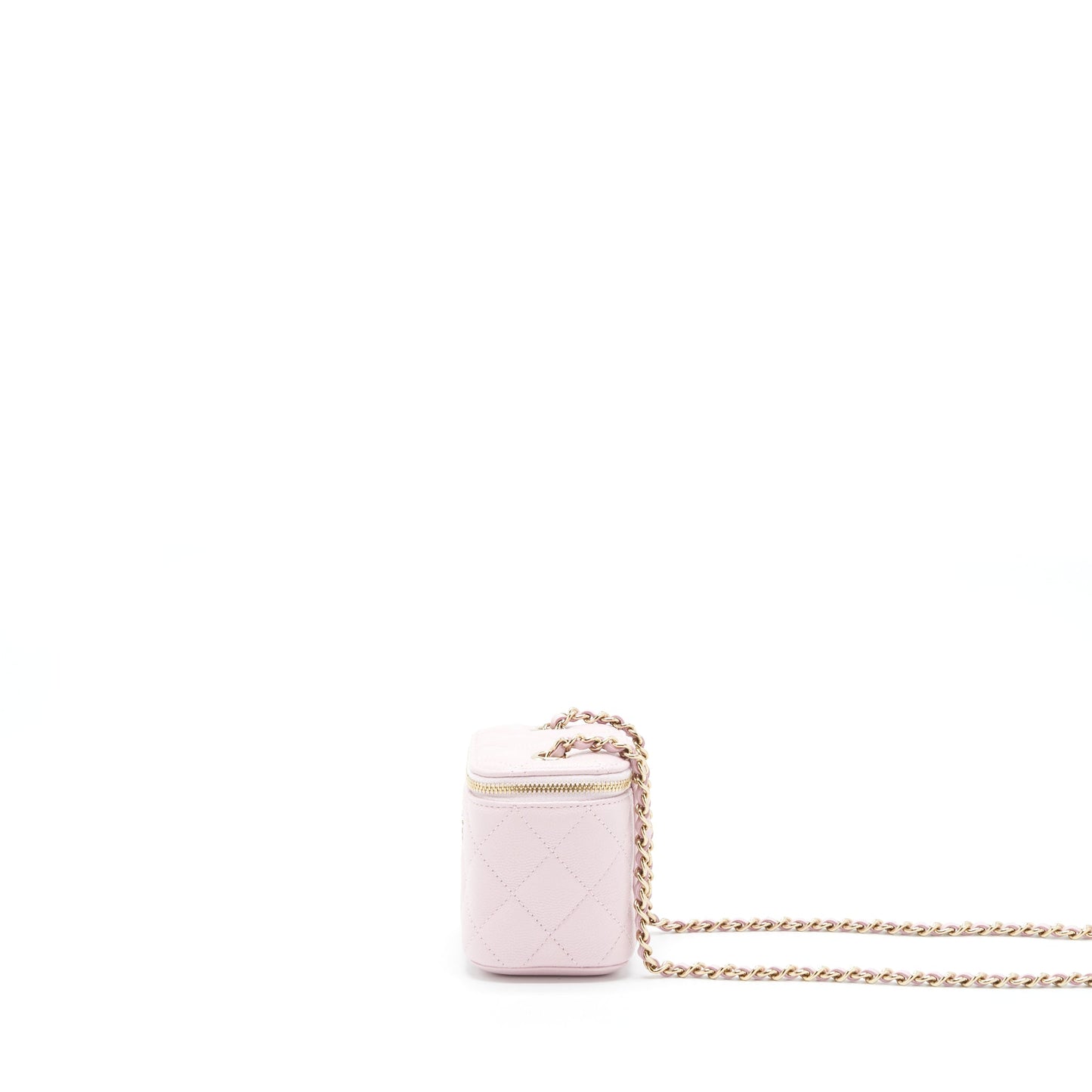 Chanel Mini Vanity Case Caviar Pink L