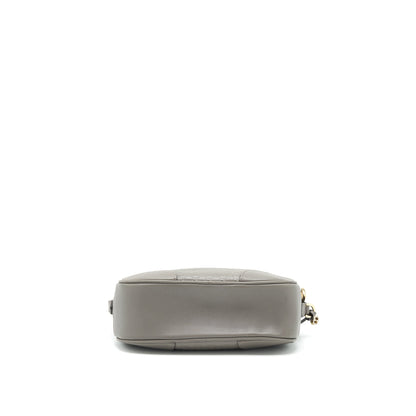 Gucci Guccissima Crossbody Bag Grey L