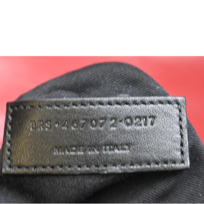 YVES SAINT LAURENT Loulou Toy Matelasse Leather Crossbody Bag Red