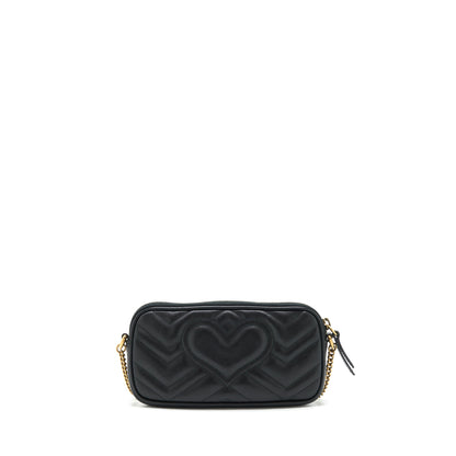 Gucci GG Marmont Small Pouch With Chains Black