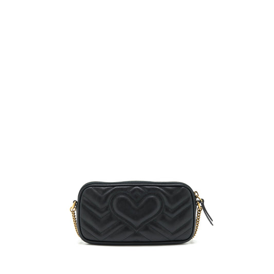 Gucci GG Marmont Small Pouch With Chains Black