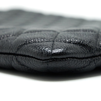 Chanel Caviar Pouch Black