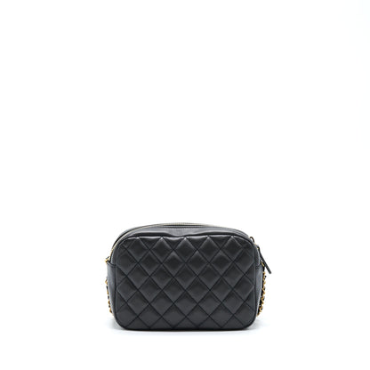 Chanel Camera Case Quilted Calfskin Black