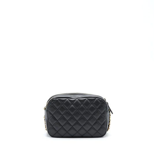 Chanel Camera Case Quilted Calfskin Black