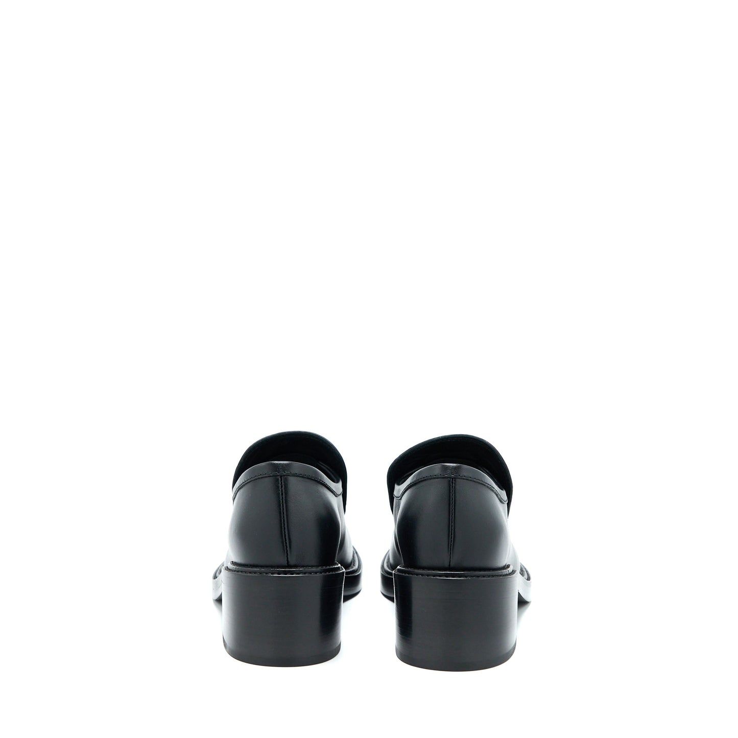 Chanel 22K Size 38 Loafer Leather Black