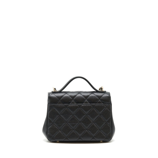 Chanel Small Business Affinity Caviar Black L