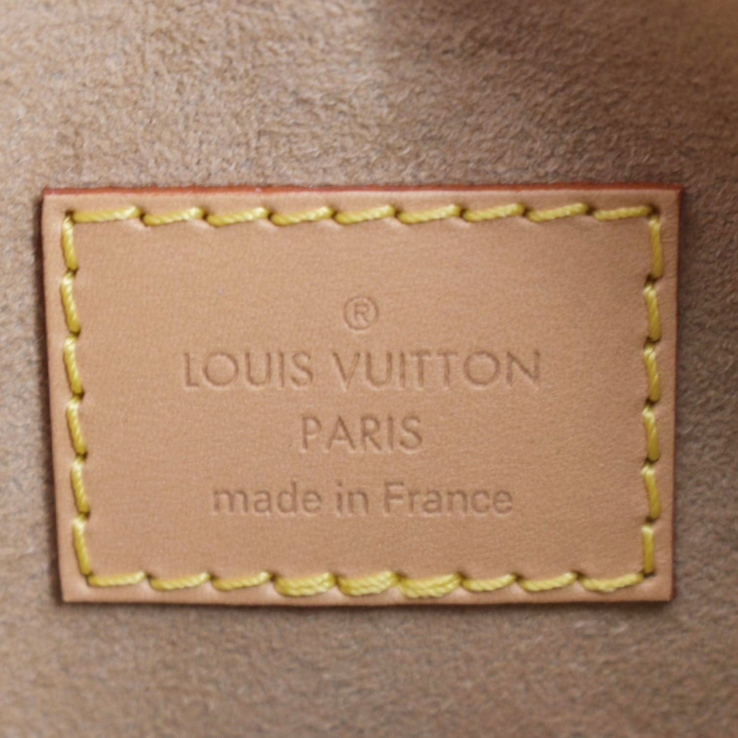 LOUIS VUITTON Loop Monogram Canvas Baguette Bag Brown