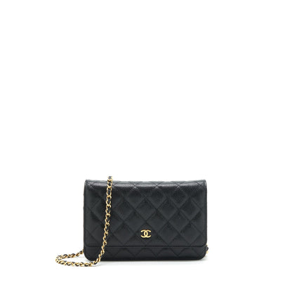 Chanel Classic Wallet On Chain Caviar Black