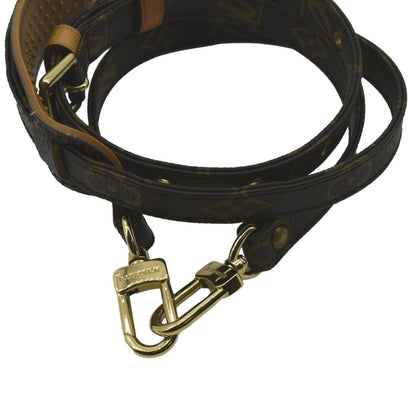 LOUIS VUITTON Monogram Canvas Shoulder Strap Brown