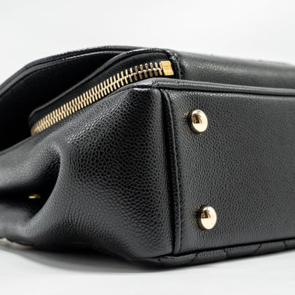 Chanel Small Business Affinity Caviar Black L (Microchip)