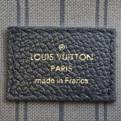 LOUIS VUITTON Metis Pochette Empreinte Leather Crossbody Bag Black