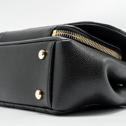 Chanel Small Business Affinity Caviar Black L (Microchip)