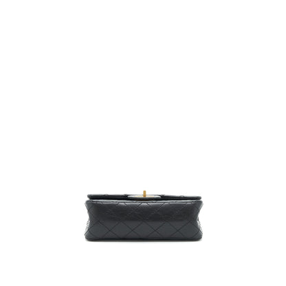 Chanel Mini 2.55 Reissue Flap Bag Aged Calfskin Black Brushed