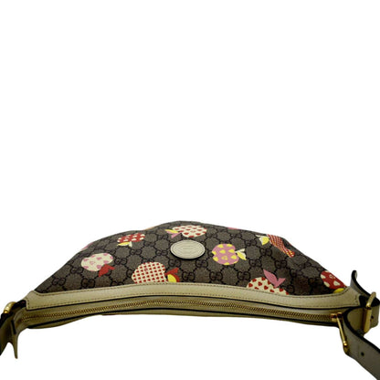 GUCCI Les Pommes GG Canvas Shoulder Bag Multicolor 598125