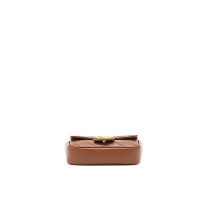 Gucci GG Marmont Matelasse Super Mini Bag Brown