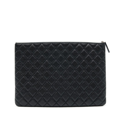 Chanel Caviar Pouch Black