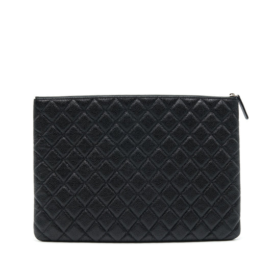 Chanel Caviar Pouch Black