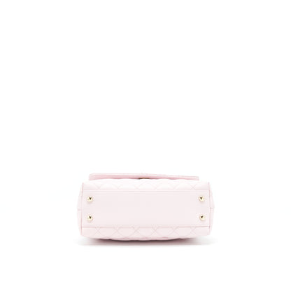 Chanel 22P Small Coco Handle Caviar Light Pink L