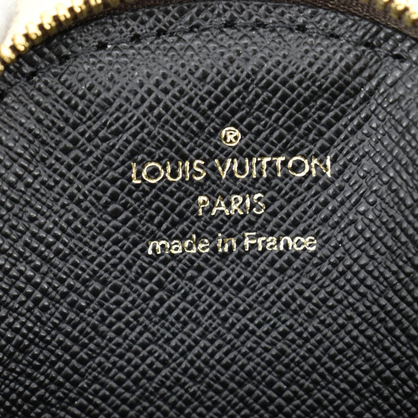 LOUIS VUITTON Monogram Canvas Nylon Strap with Coin Purse Black