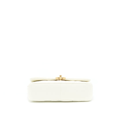 Chanel 22S Melody Medium Flap Bag Caviar White  (Microchip)