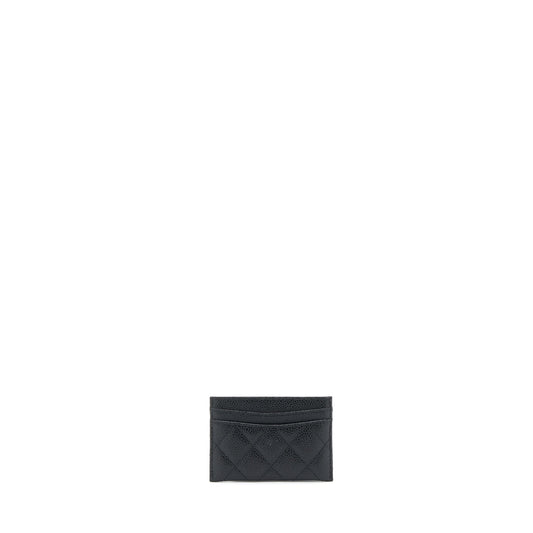 Chanel Classic Card Holder Caviar Black