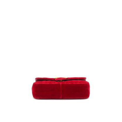 Gucci Velvet GG marmont Matelasse mini Bag