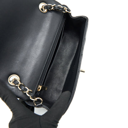 Chanel Mini Rectangular Flap Bag Black L Serial 30