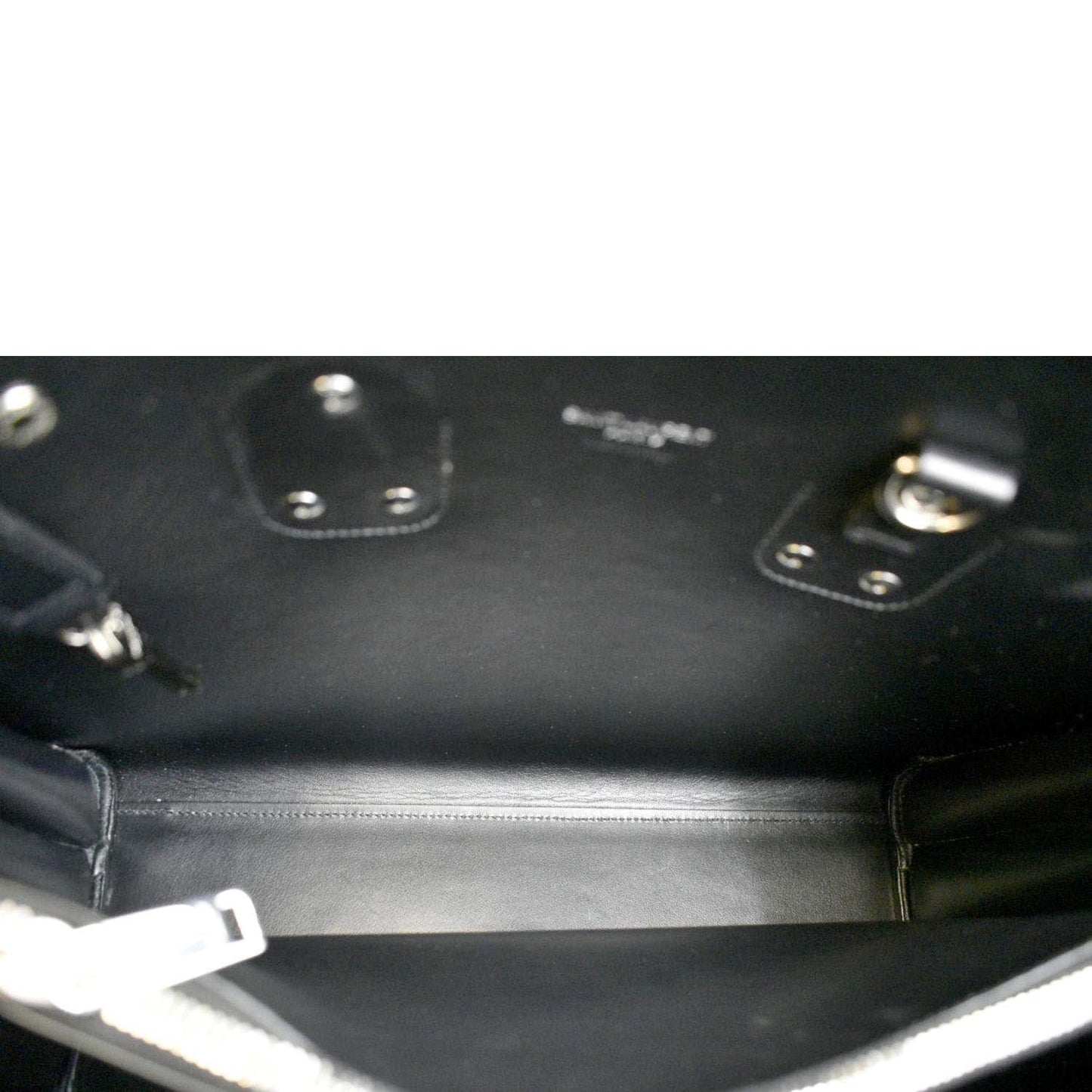 YVES SAINT LAURENT Sac de Jour Leather Satchel Shoulder Bag Black