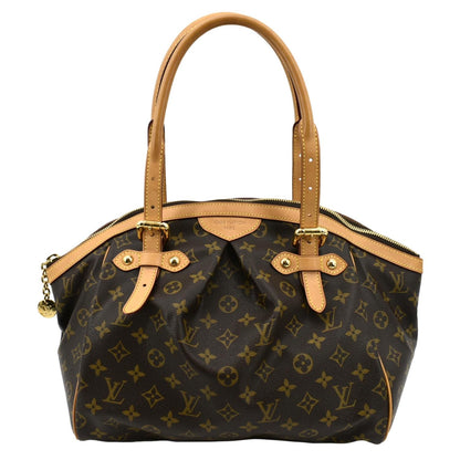 LOUIS VUITTON Tivoli GM Monogram Canvas Shoulder Bag Brown