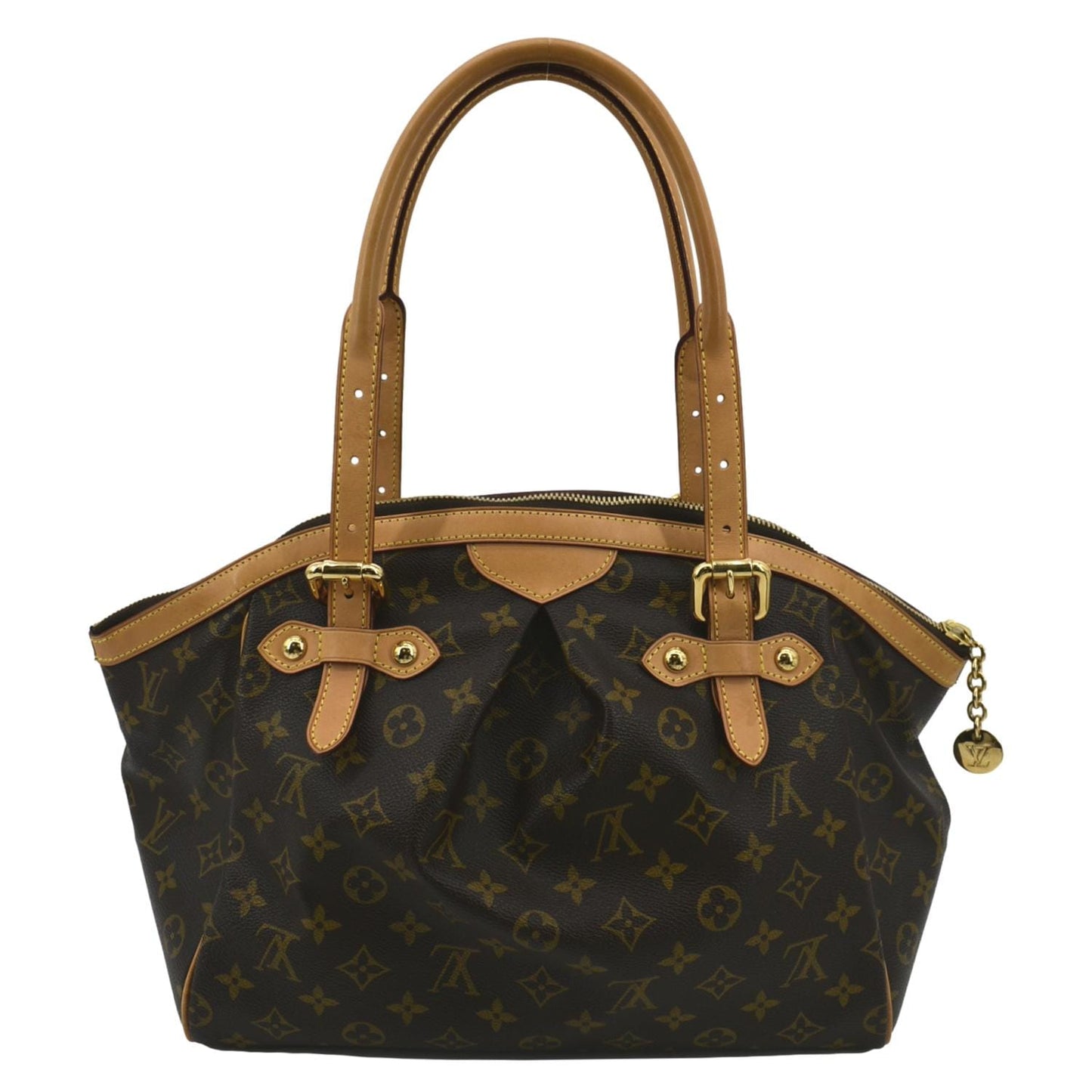 LOUIS VUITTON Tivoli GM Monogram Canvas Shoulder Bag Brown