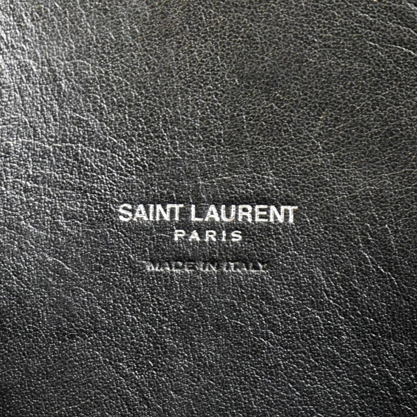 YVES SAINT LAURENT Sac de Jour Leather Satchel Shoulder Bag Black