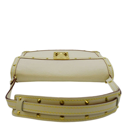 LOUIS VUITTON Suhali L'aimable Leather Shoulder Bag Off White