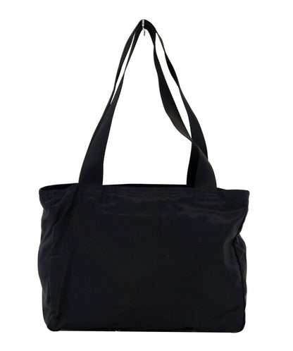Prada Nylon Black Tote Shoulder Bag Vintage