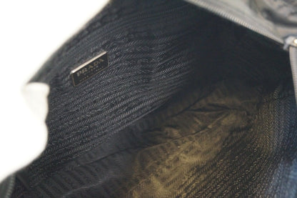 Prada Nylon Black Tote Shoulder Bag Vintage