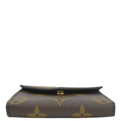 LOUIS VUITTON Zoe Monogram Reverse Canvas Wallet Brown