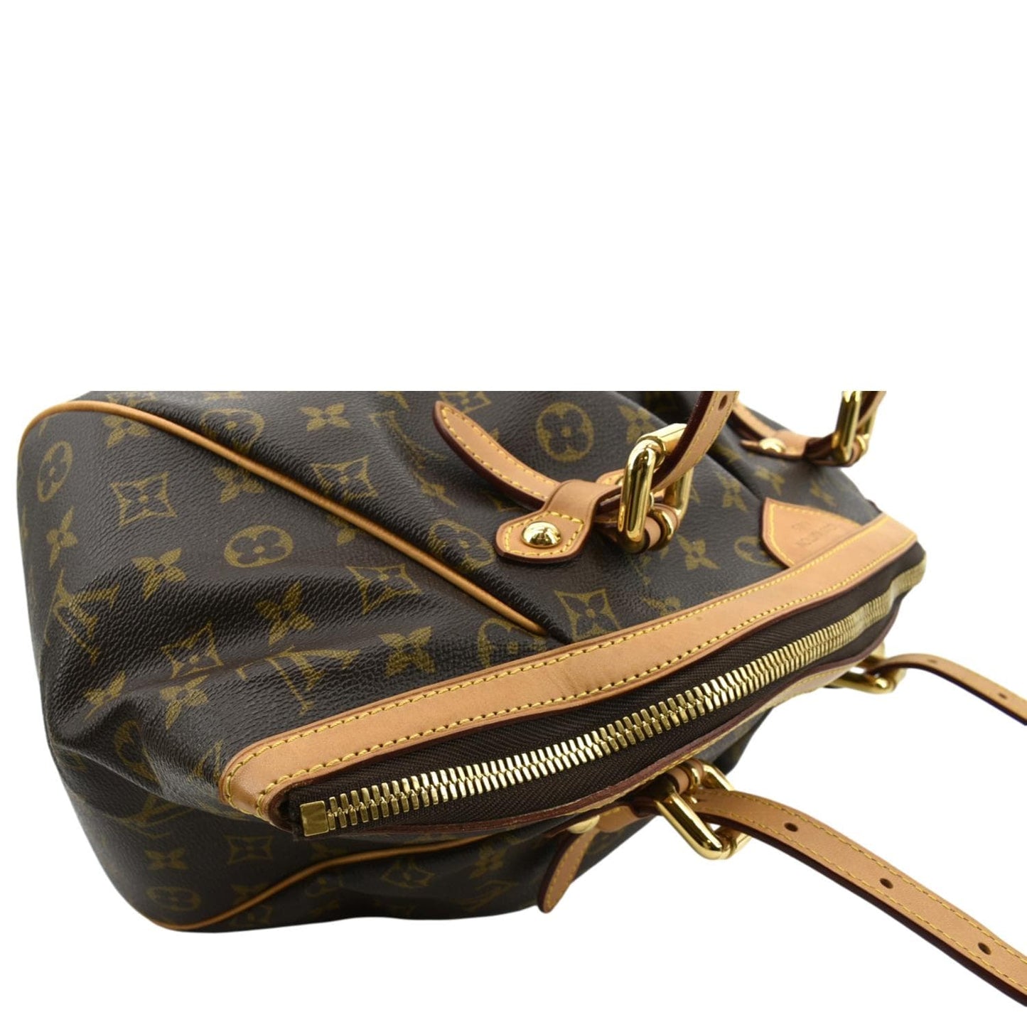 LOUIS VUITTON Tivoli GM Monogram Canvas Shoulder Bag Brown