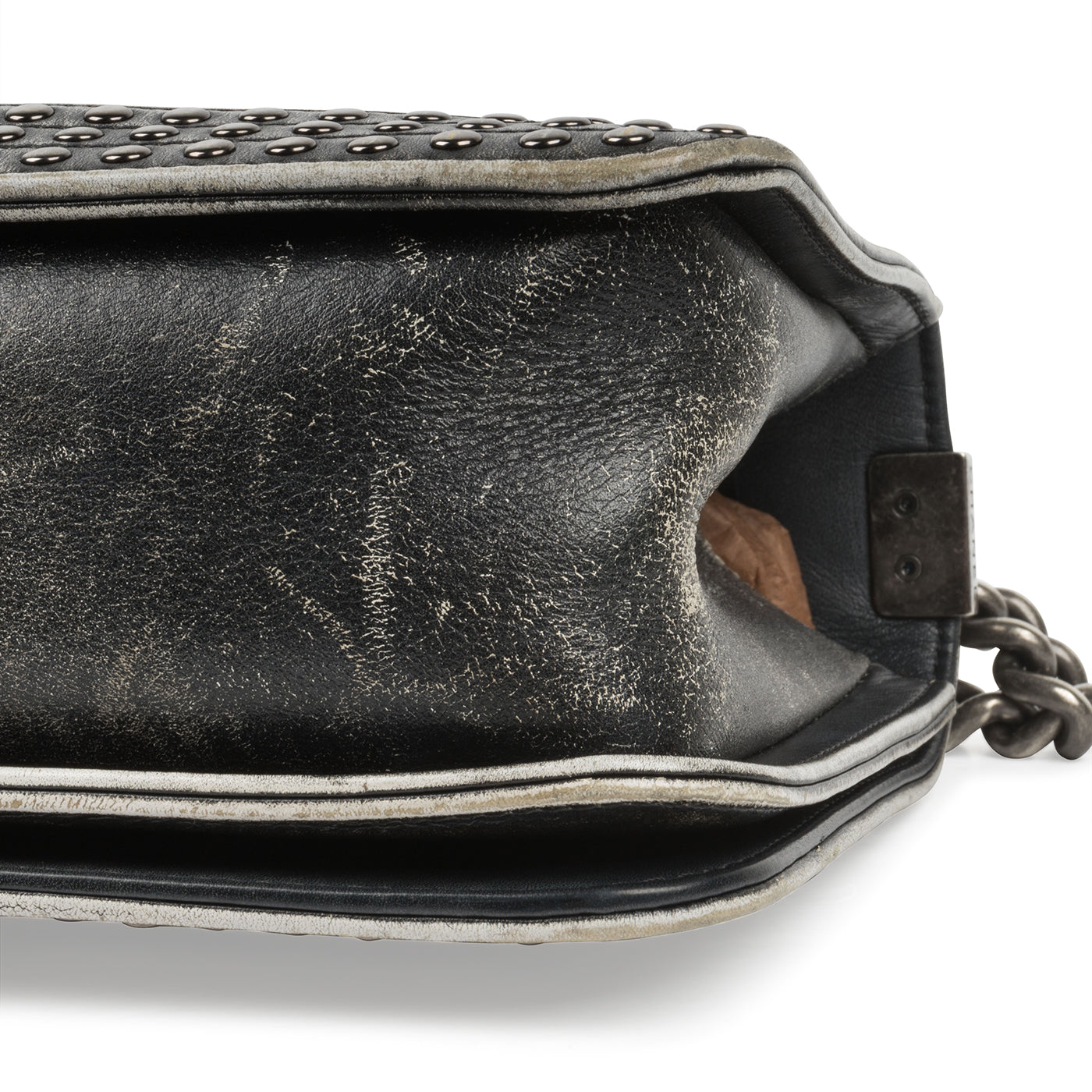 Chanel Studded Medium Boy Bag