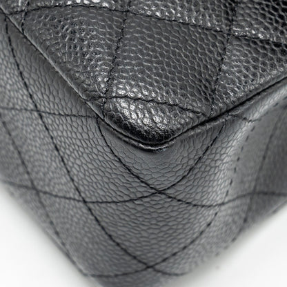 Chanel Medium Classic Double Flap Bag Caviar Black
