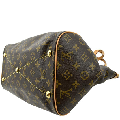 LOUIS VUITTON Tivoli GM Monogram Canvas Shoulder Bag Brown