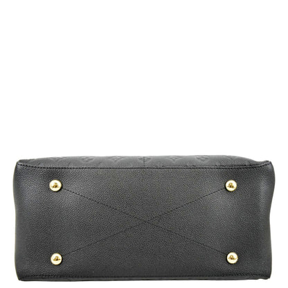 LOUIS VUITTON Maida Monogram Empreinte Leather Hobo Shoulder Bag Black