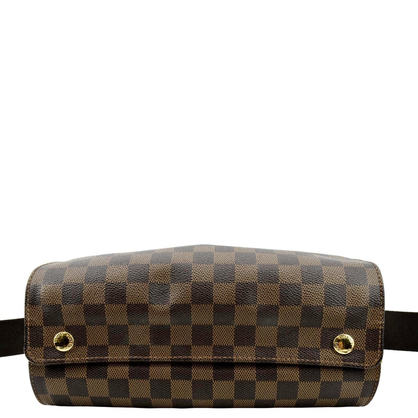 LOUIS VUITTON Naviglio Damier Ebene Messenger Bag Brown