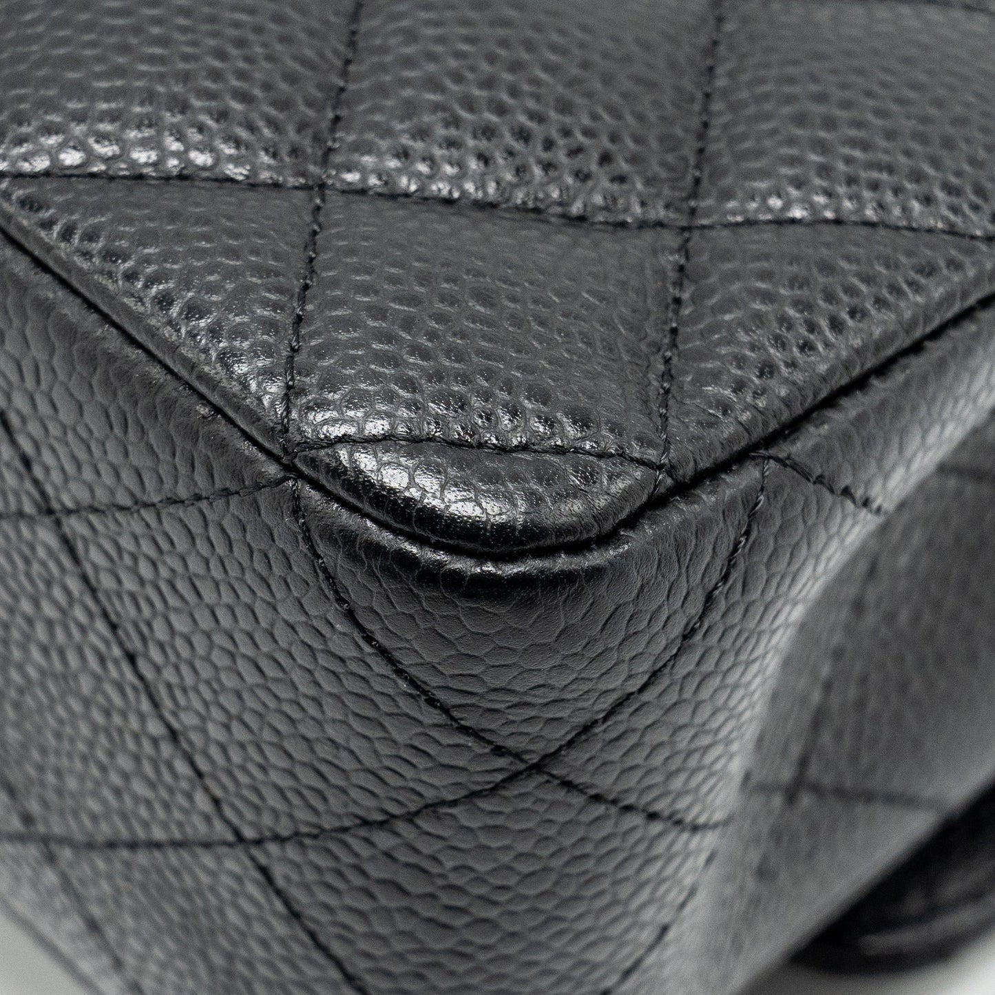 Chanel Medium Classic Double Flap Bag Caviar Black