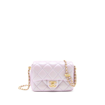 Chanel 21K My Perfect Mini Flap Bag Caviar Pink