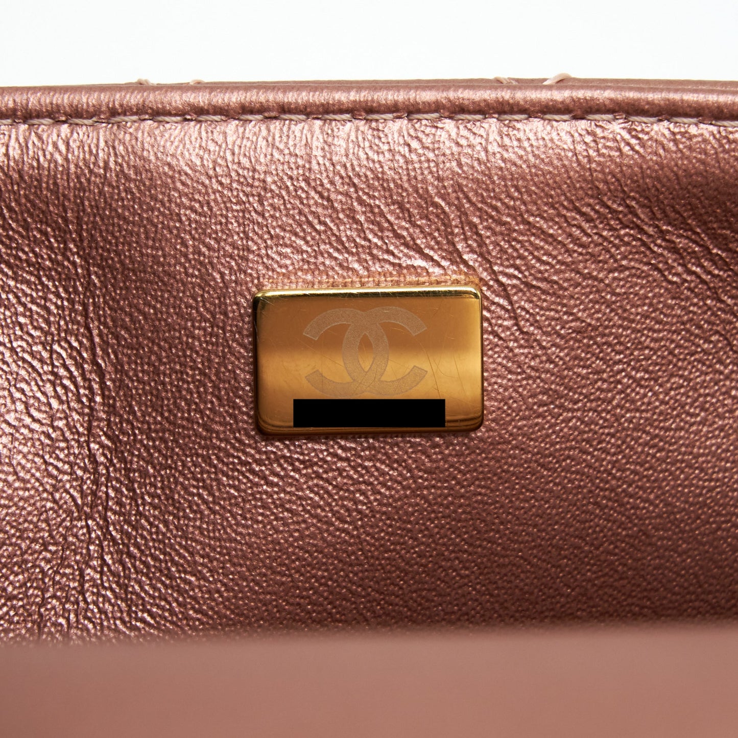 Chanel Mini 2.55 Reissue Flap Bag Calfskin Metallic Pink