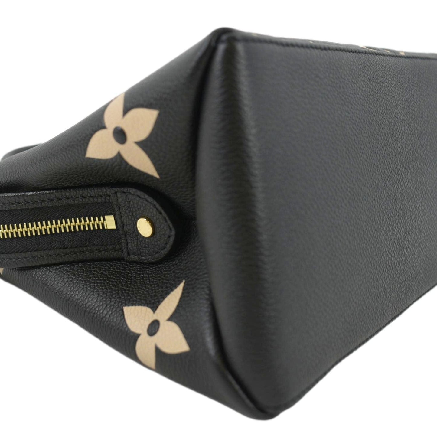 LOUIS VUITTON Petit Palais Embossed Leather Shoulder Bag Bicolor