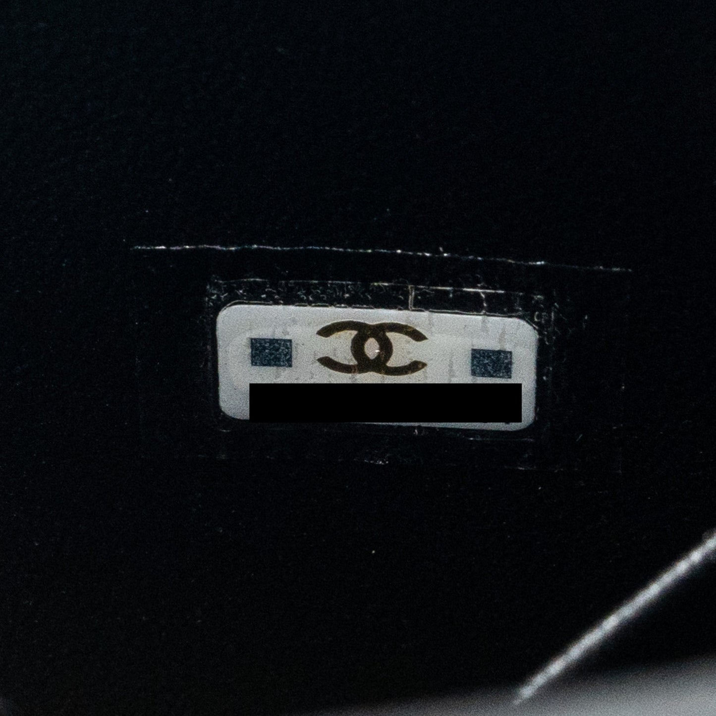 Chanel 22B Enamel Top handle Mini Flap Bag Lambskin Black  (Microchip)