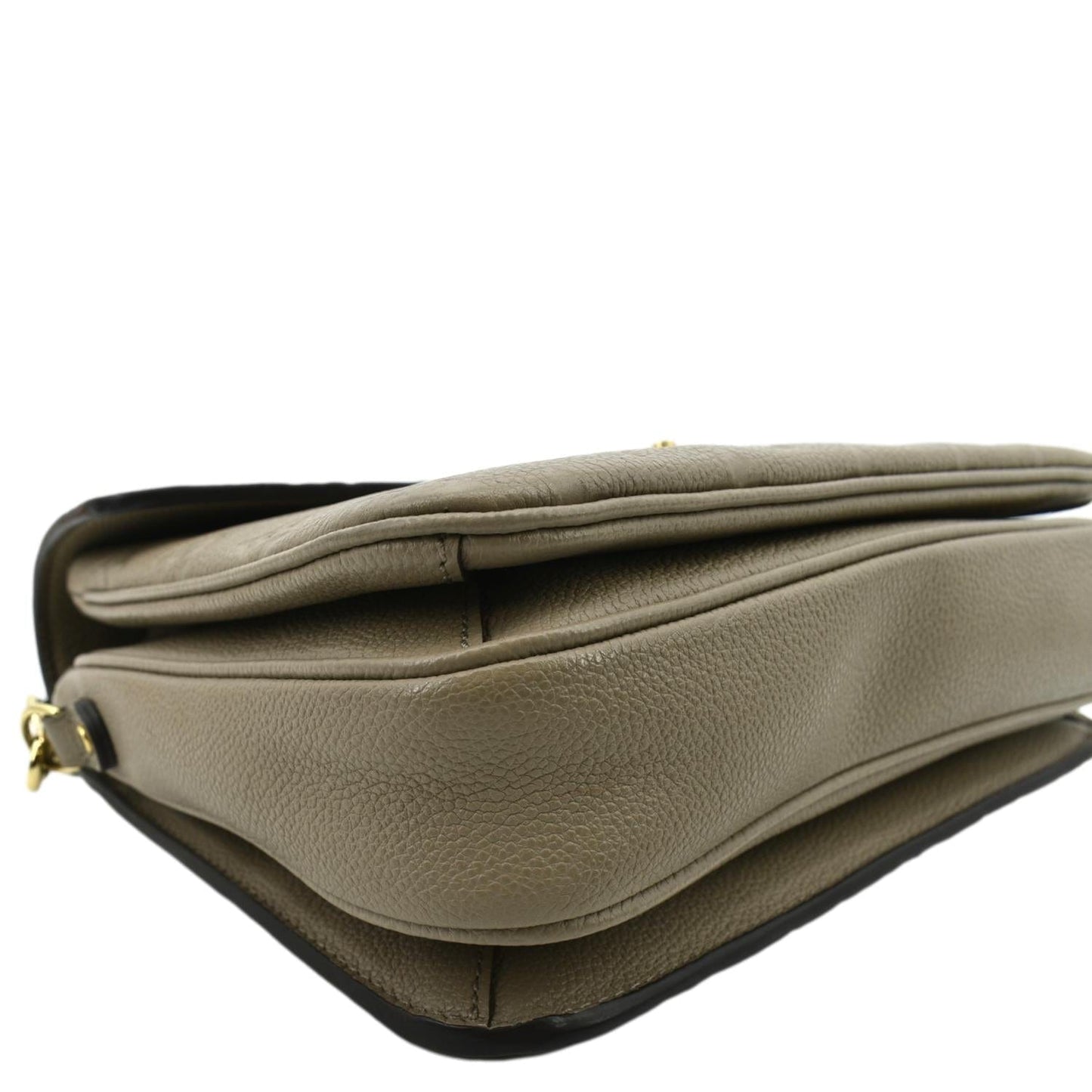 LOUIS VUITTON Metis Pochette Empreinte Leather Crossbody Bag Tourterelle